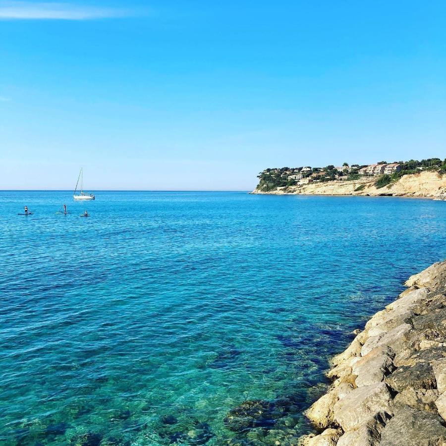 200M De La Plage ,3Mn Du Port A 50M Du Centre Ville Carry-le-Rouet Bagian luar foto